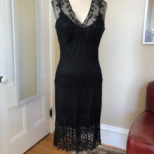 Elie Tahari Black Lace Dress